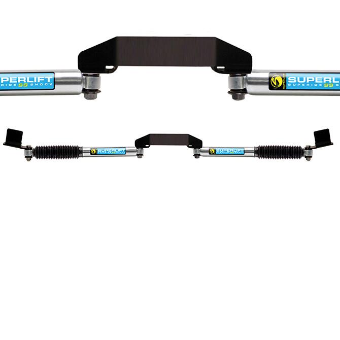 Dual Steering Stabilizer Kit Superlift Ss by Bilstein (Gas) 2003-2008 Dodge Ram 2500/3500 4WD Superlift