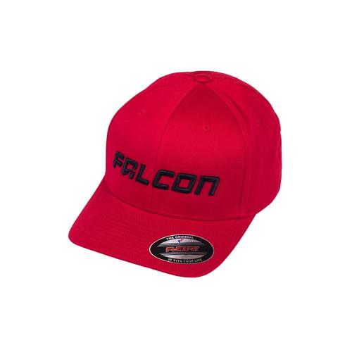 CURVED VISOR HAT – RED/BLACK – SM/MD