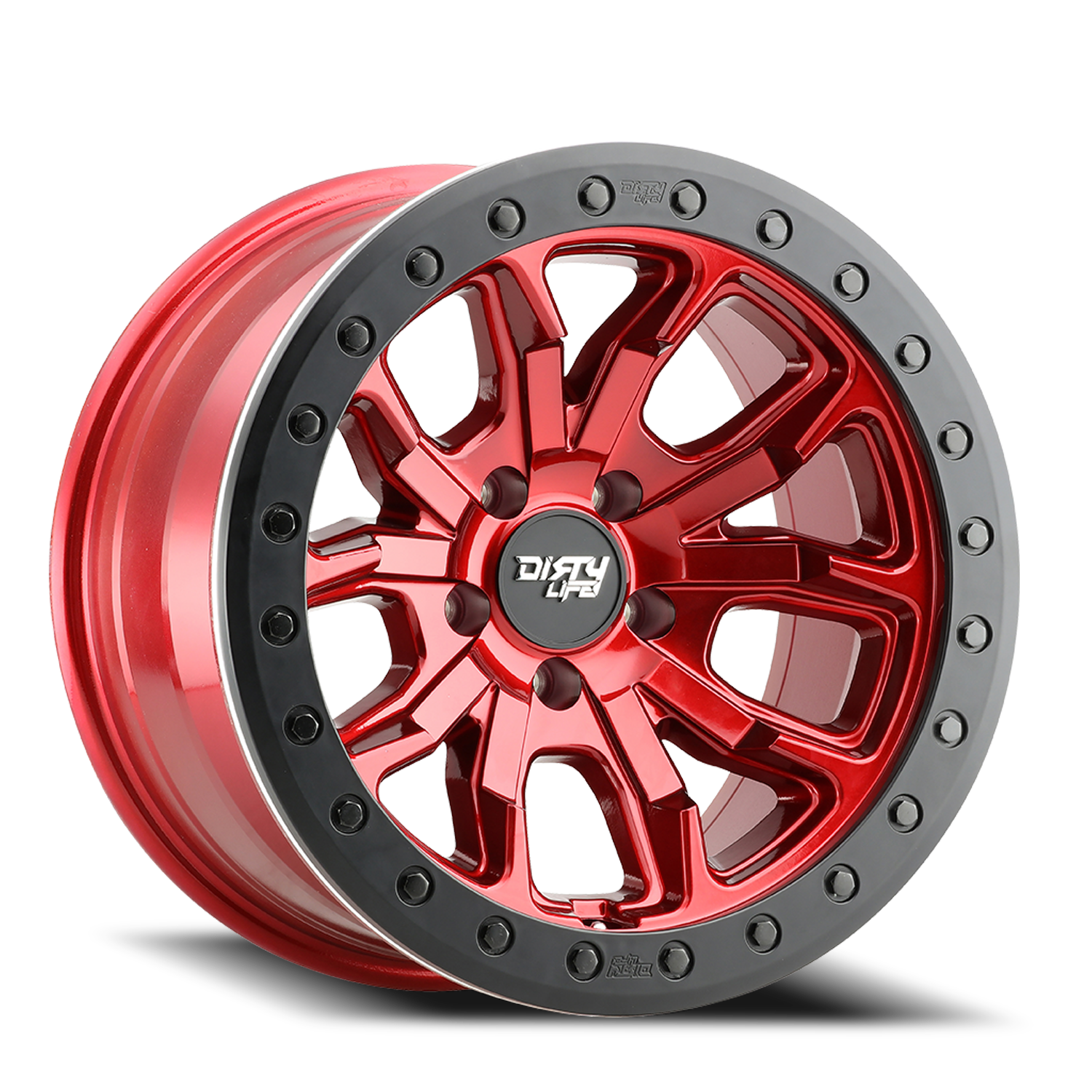 Dirty Life Race Wheels DT-1 9303 Crimson Candy Red 17X9 6-139.7 -12Mm 106Mm