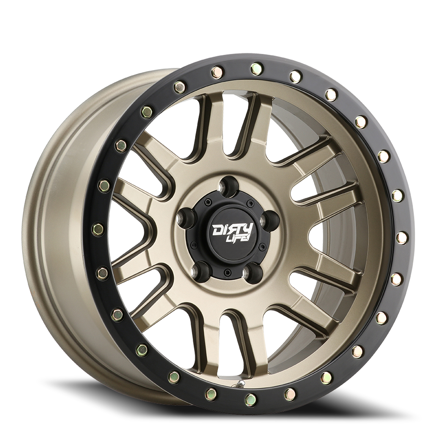 Dirty Life Race Wheels Canyon Pro 9309 Satin Gold 17X9 6-139.7 0Mm 106Mm