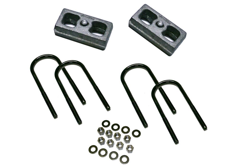 1.5 Inch Block Kit 1999-2010 Ford F-250 and F-350 Super Duty 4WD with 3 7/8 AxleTube With Top Mounted Overload Leaf Superlift