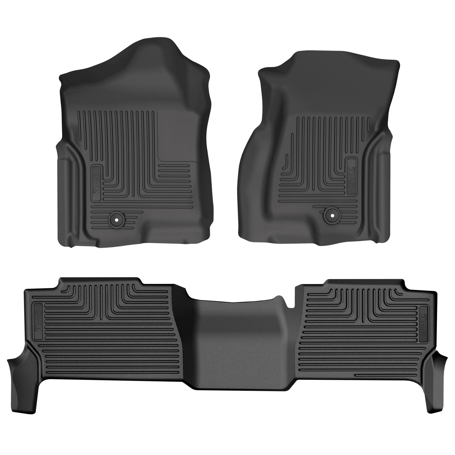Weatherbeater Front & 2nd Seat Floor Liners For 2000-2006 Tahoe/Escalade Husky Liners