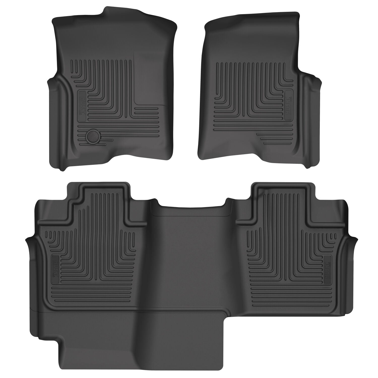 Weatherbeater Front & 2nd Seat Floor Liners For 2004-2008 F-150 Husky Liners