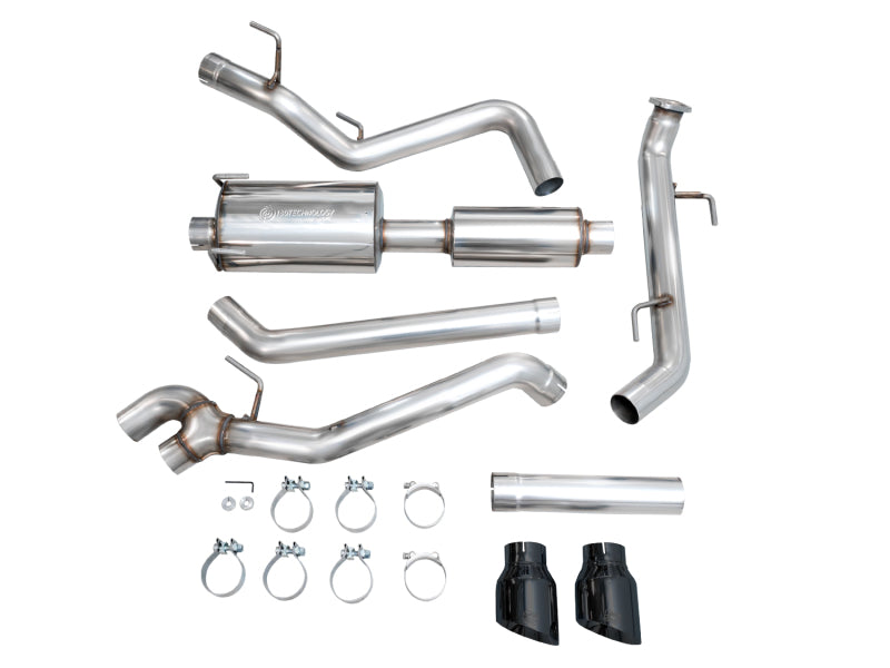 AWE Tuning Exhaust for 4th Gen Toyota Tacoma Dual Diamond Black Tips
