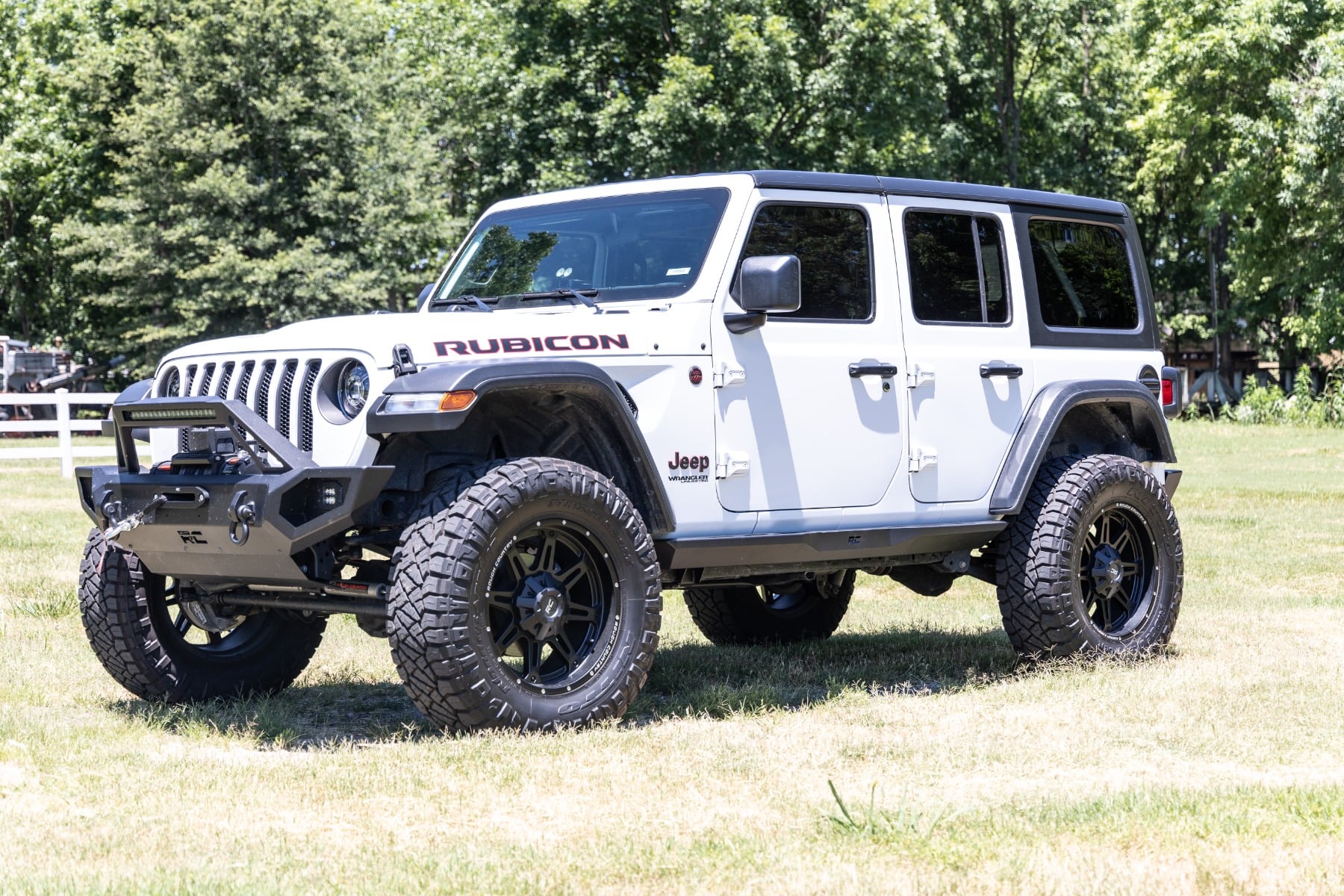 3.5 Inch Lift Kit C/A Drop FR D/S Rubicon Jeep Wrangler Unlimited 4WD (24-26) Rough Country
