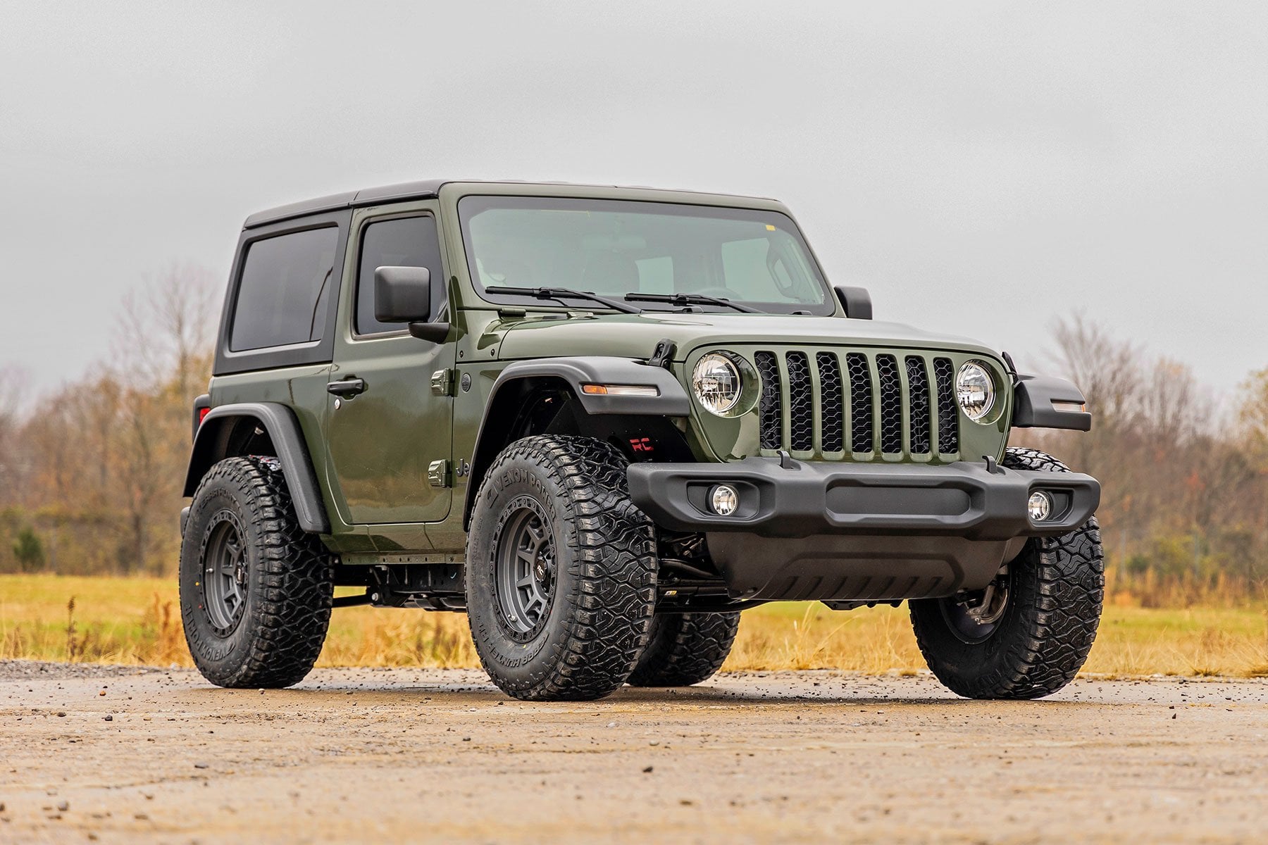 3.5 Inch Lift Kit C/A Drop Front D/S M1R Jeep Wrangler JL 4WD (24-26) Rough Country