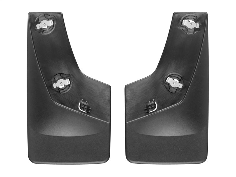 WeatherTech 07-13 Chevrolet Silverado No Drill Mudflaps - Black