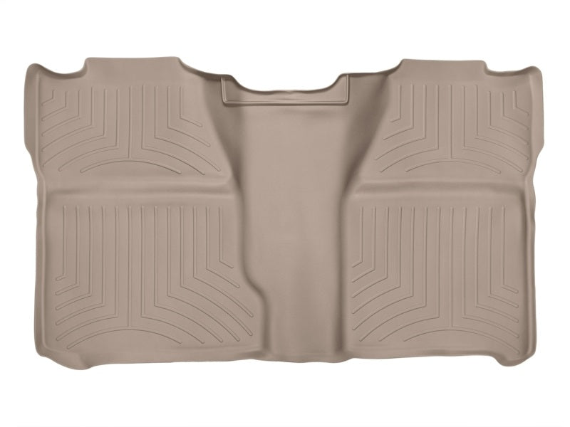 WeatherTech 07-13 Chevrolet Silverado Crew Cab Rear FloorLiner - Tan