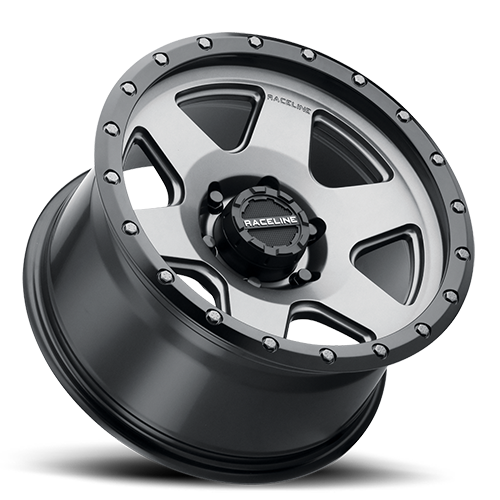 Aluminum Wheels 17x8 Boost 946G Satin Gunmetal Gray 6 Spoke 35 Offset 6 on 120 Bolt Pattern 67.1 Bore Raceline