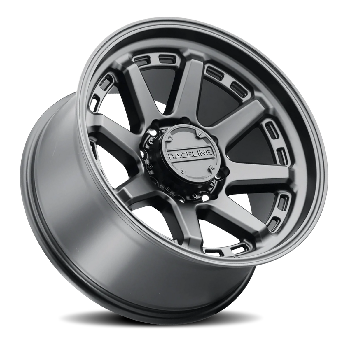 Aluminum Wheels 20x9 Scout 947B Satin Black 0 Offset 8 on 170 Bolt Pattern 125.2 Bore Raceline