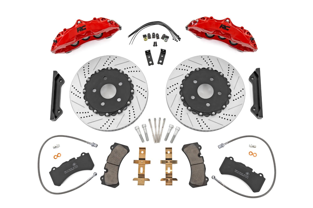 Performance Brake System Front Jeep Wrangler JL (18-25)/Wrangler Unlimited (18-25) Rough Country