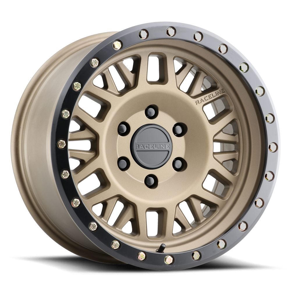 Aluminum Wheels 17x8.5 Ryno 951BZ Textured Bronze Gold 0 Offset 5 on 127 Bolt Pattern 78.1 Bore Raceline