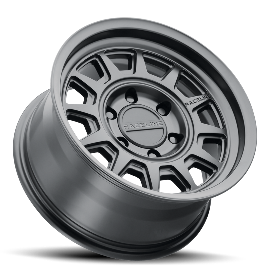 Aluminum Wheels 16x8 Aero HD 952B Satin Black -6 Offset 6 on 139.7 Bolt Pattern 106.1 Bore Raceline
