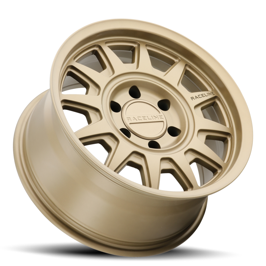 Aluminum Wheels 17x8.5 Aero HD 952BZ Satin Bronze Gold 0 Offset 6 on 135 Bolt Pattern 87.1 Bore Raceline