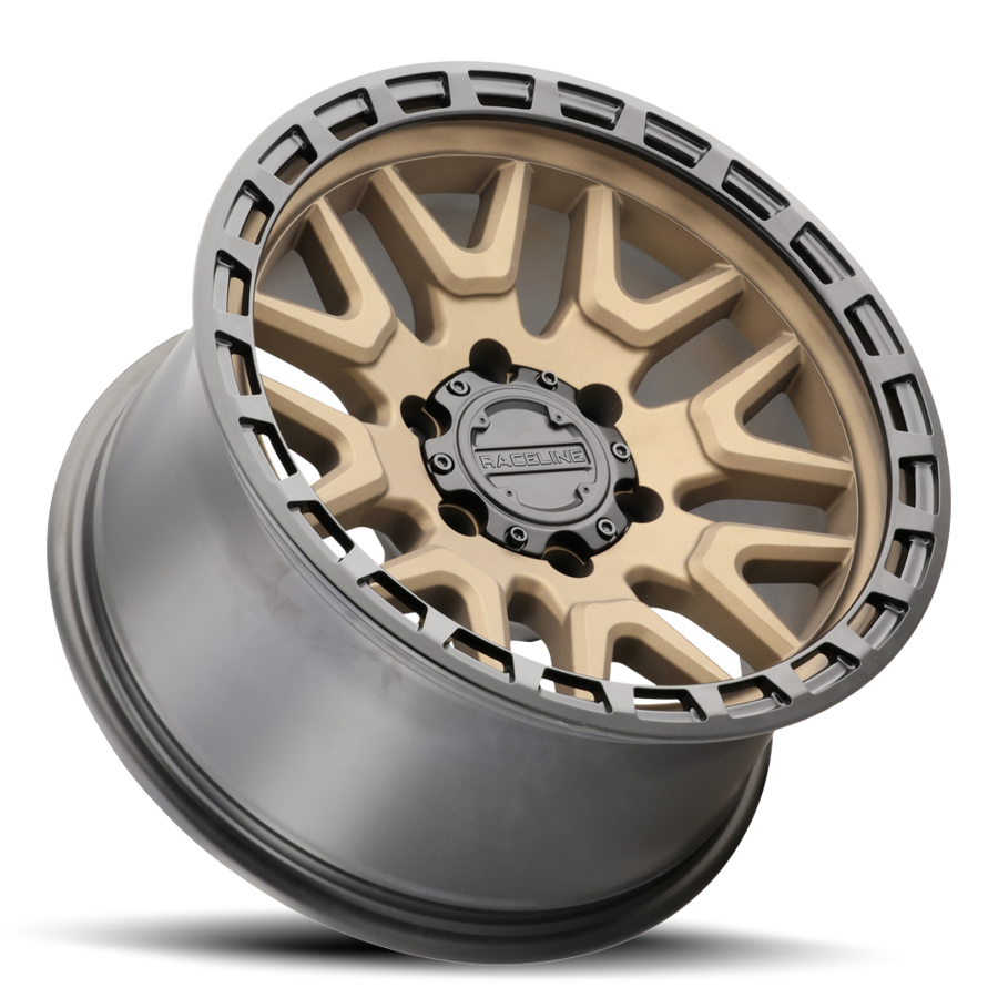 Aluminum Wheels 18x9 Krank 953BZ Satin Bronze -12 Offset 8 on 170 Bolt Pattern 125.2 Bore Raceline