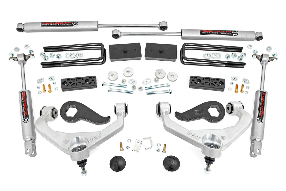 3 Inch Lift Kit Silverado/Sierra 2500HD/3500HD 2WD/4WD (20-26) Rough Country