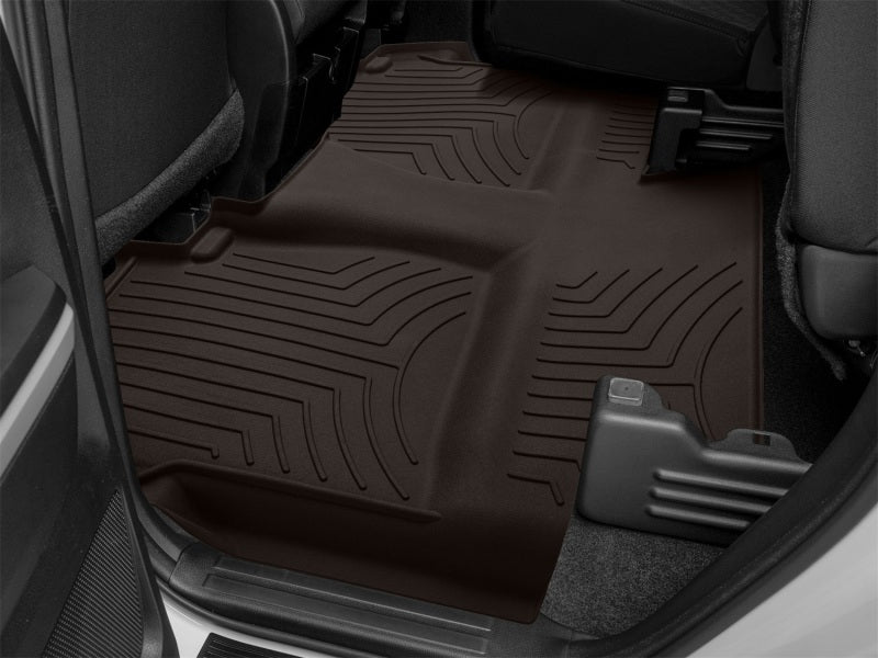 WeatherTech 14-21 Toyota Tundra DC w/Carpeted Floor Rear FloorLiner HP - Cocoa
