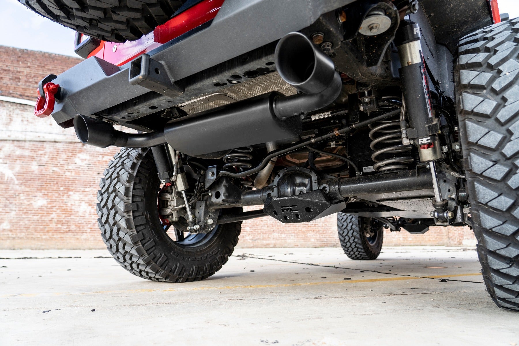 Performance Exhaust Dual Outlet Jeep Wrangler JL (18-26)/Wrangler Unlimited (18-26) Rough Country