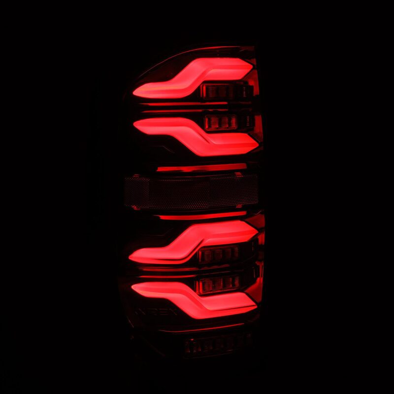 AlphaRex 14-21 Toyota Tundra LUXX LED Taillights Blk w/Activ Light/Seq Signal