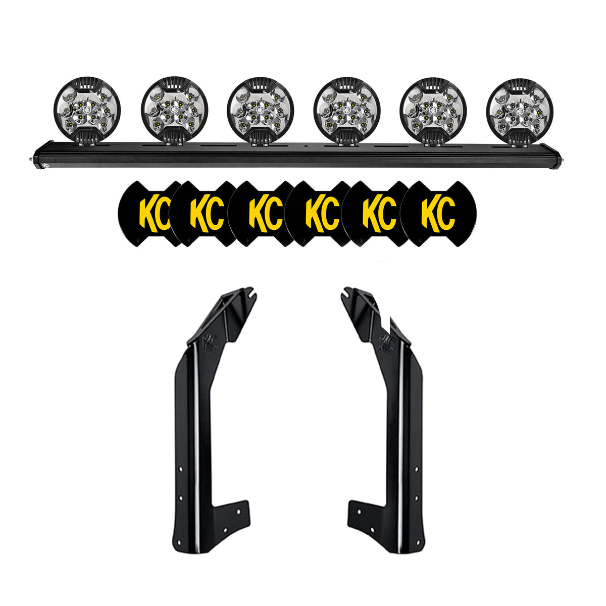 KC HiLiTES SLIMLITE LED 50IN XROSS OVRHD 6LT JK - 97063