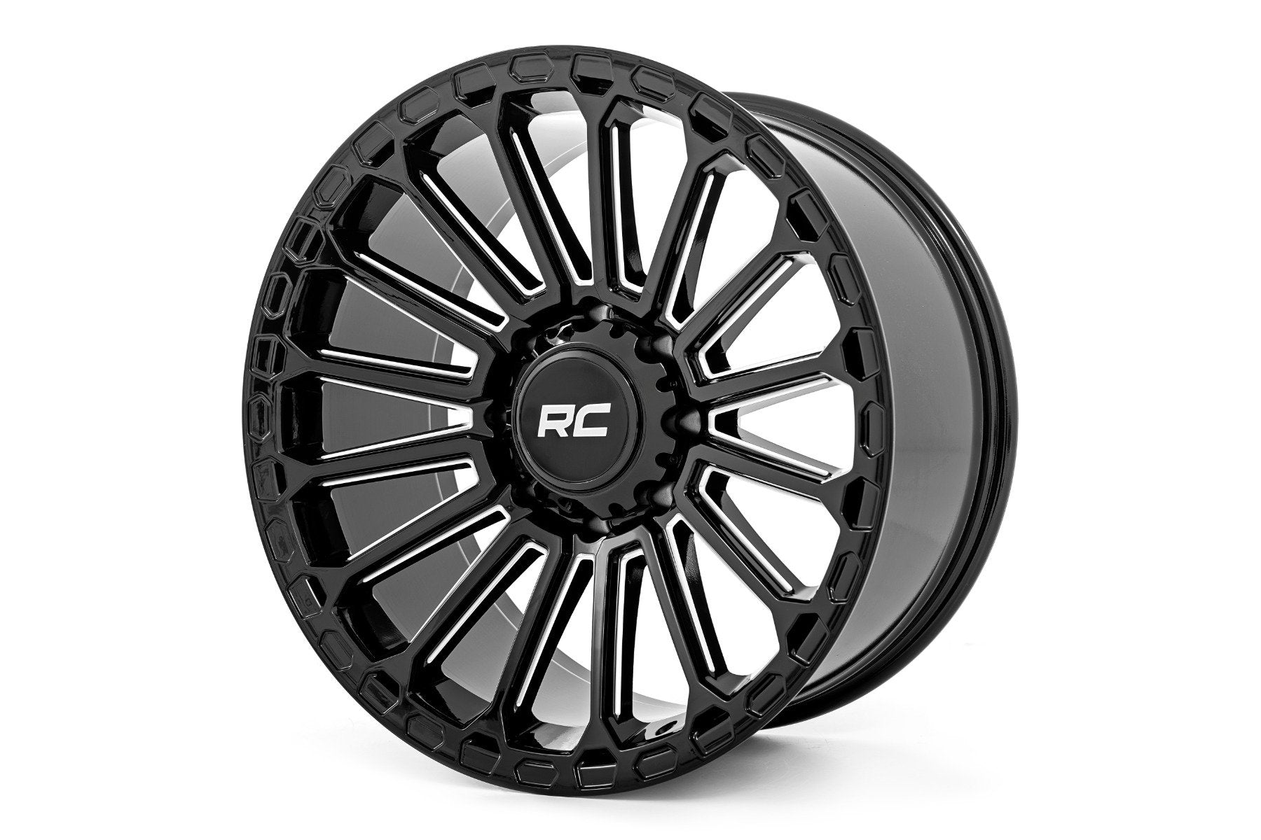 97 Series Wheel One-Piece Gloss Black 17x9 5x4.5 -12mm Rough Country