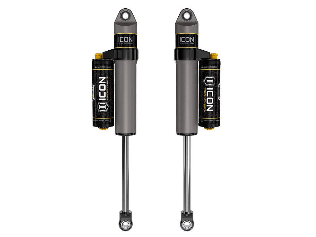 2009-2024 Ford F-150 2004-2008 Ford F-150 4WD 0-1 Inch Lift Rear V.S. 2.5 Aluminum Series Shock Absorbers Piggyback Reservoir W/ CDCV Pair Icon Vehicle Dynamics