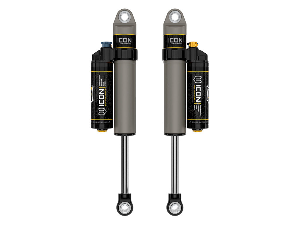 2009-2024 Ford F-150 2004-2008 Ford F-150 4WD 0-1 Inch Lift Rear V.S. 2.5 Aluminum Series Shock Absorbers Piggyback Reservoir W CDXS Pair Icon Vehicle Dynamics