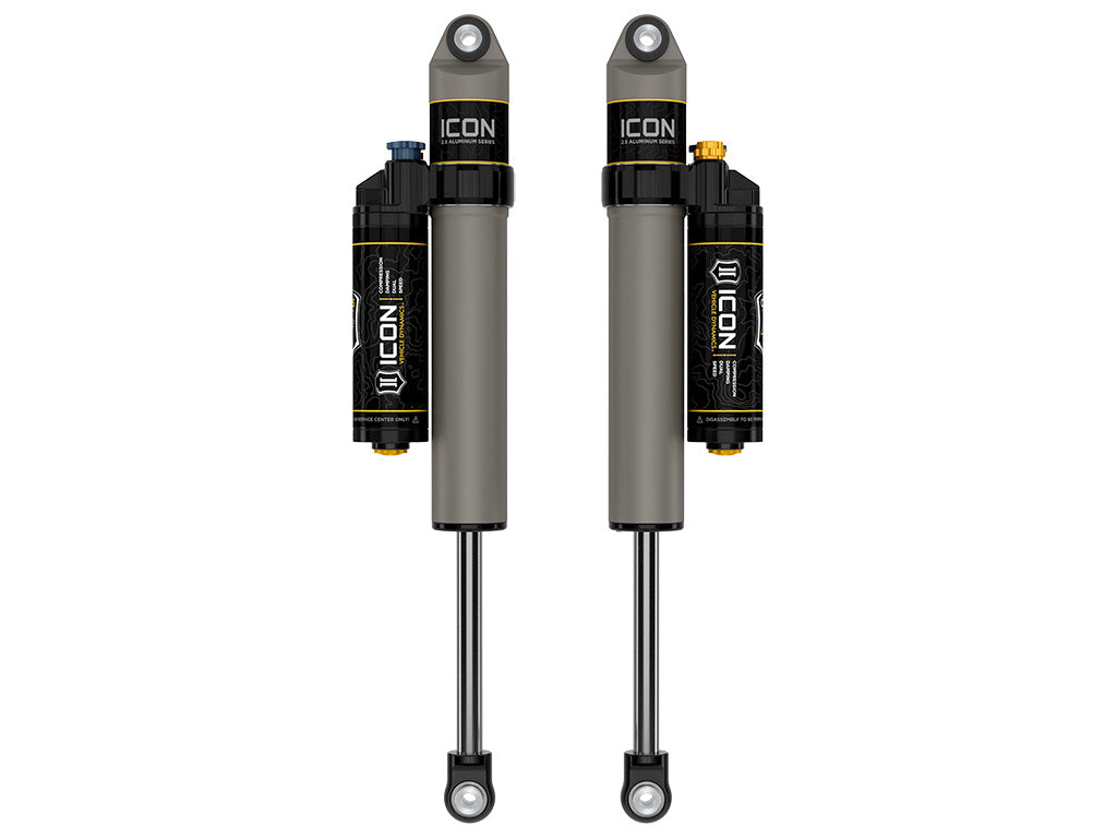 2021-2024 Ford F-150 4WD F-150 Tremor 0-2 Inch Lift Rear V.S. 2.5 Aluminum Series Shock Absorbers Piggyback Reservoir W CDXS Pair Icon Vehicle Dynamics