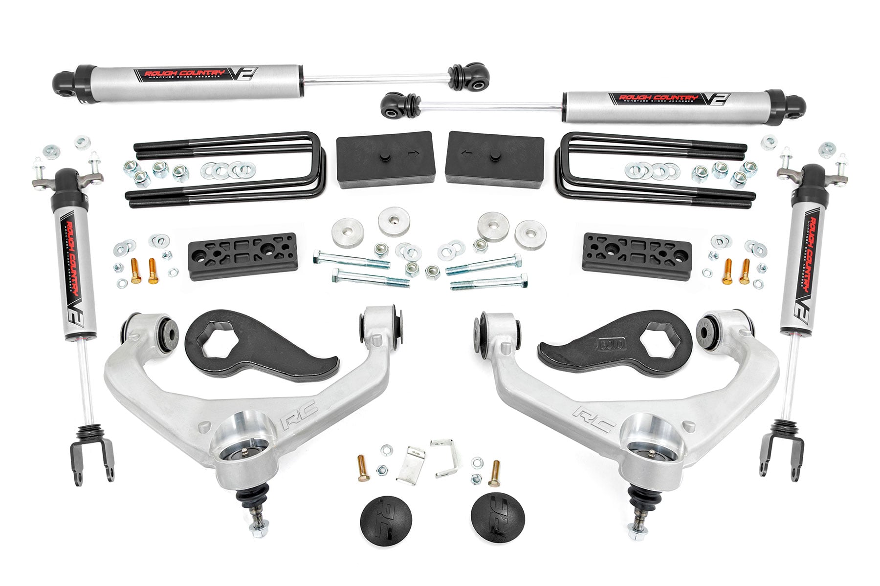 3 Inch Lift Kit UCAs V2 w/ Overloads Silverado/Sierra 2500HD/3500HD (20-26) Rough Country