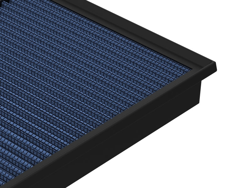 aFe Magnum FLOW Pro 5R air filter designed for 2015-2020 Toyota Hilux L4-2.8L Diesel, featuring a blue filter media.