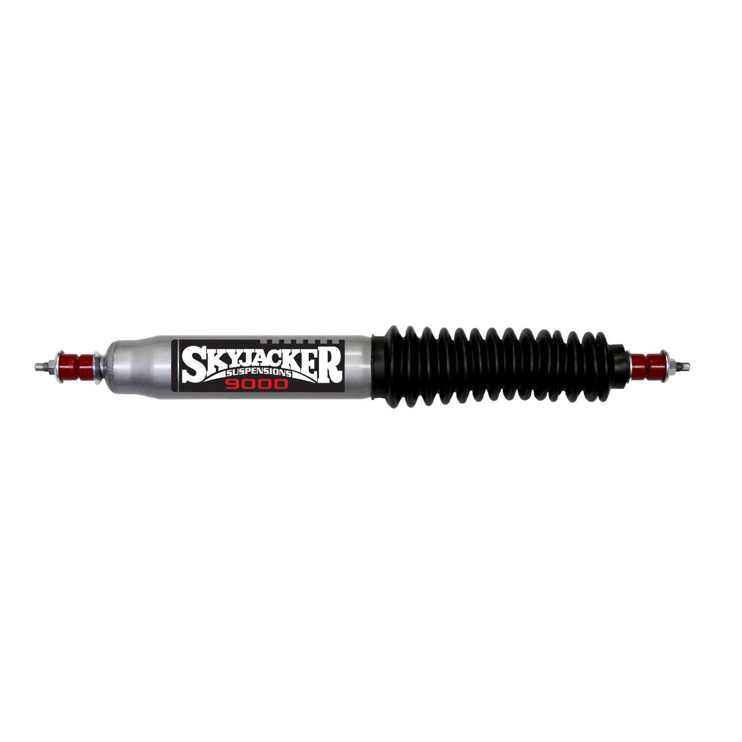 Steering Stabilizer Extended Length 21.65 Inch Collapsed Length 12.77 Inch Silver w/Black Boot Replacement Cylinder Only No Hardware Included Skyjacker