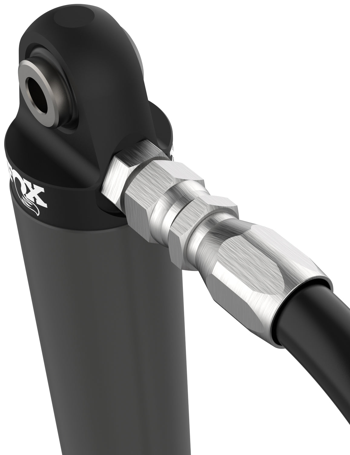 Shock Absorber 2.5 Factory Race Series Smooth Body Remote Reservoir Dual Speed Compression 14 Inch FOX
