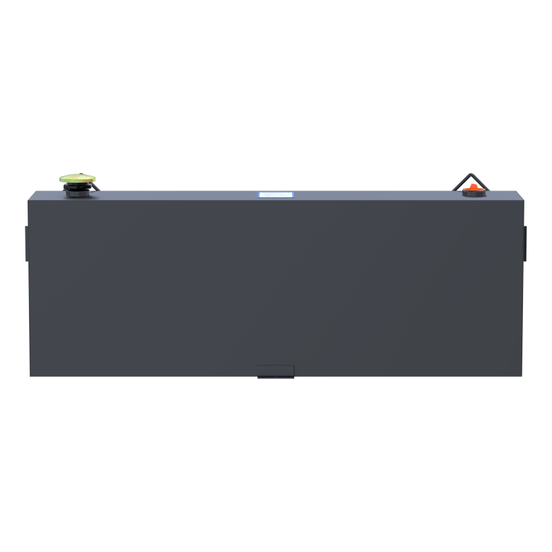 UWS Matte Black 45-Gallon Vertical Steel Transfer Tank Model ST-45-R-MB