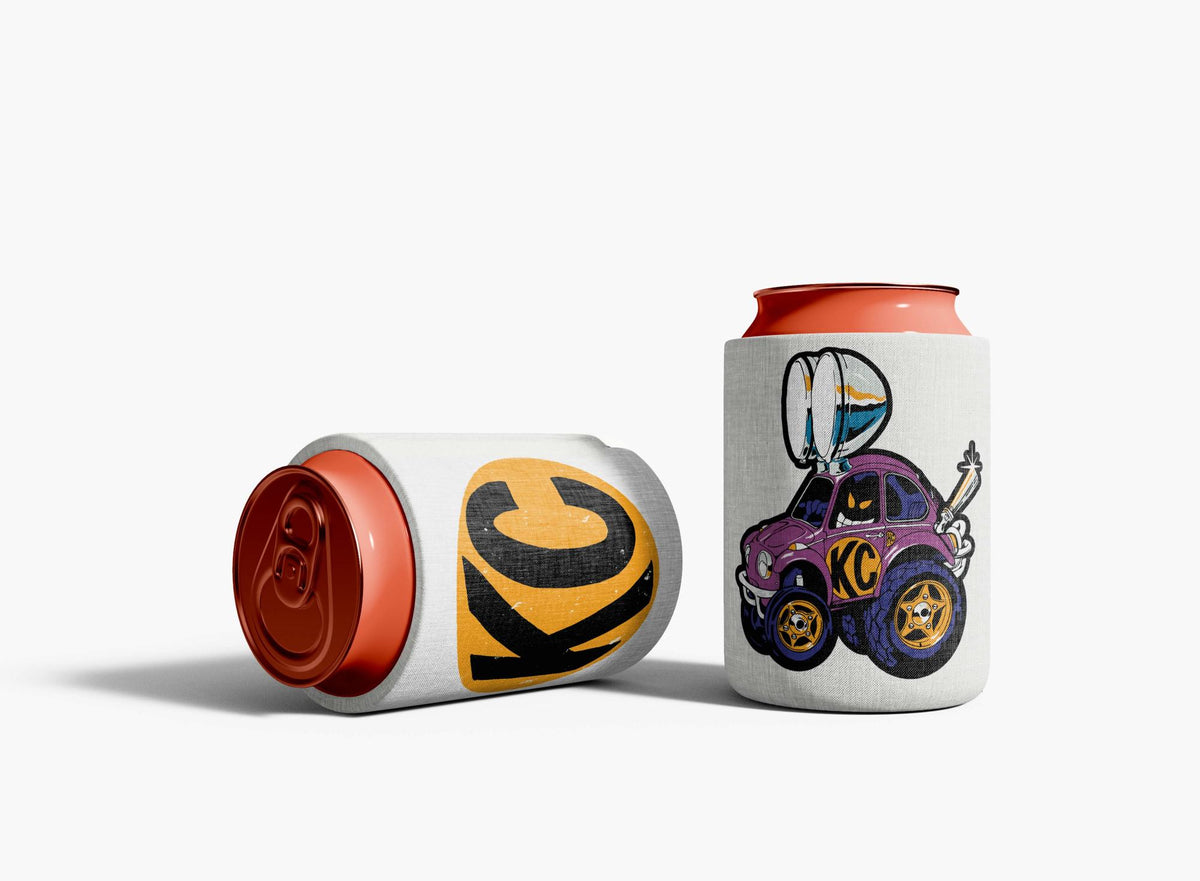 KC HiLiTES KOOZIE RETRO BAJA BUG - 9945