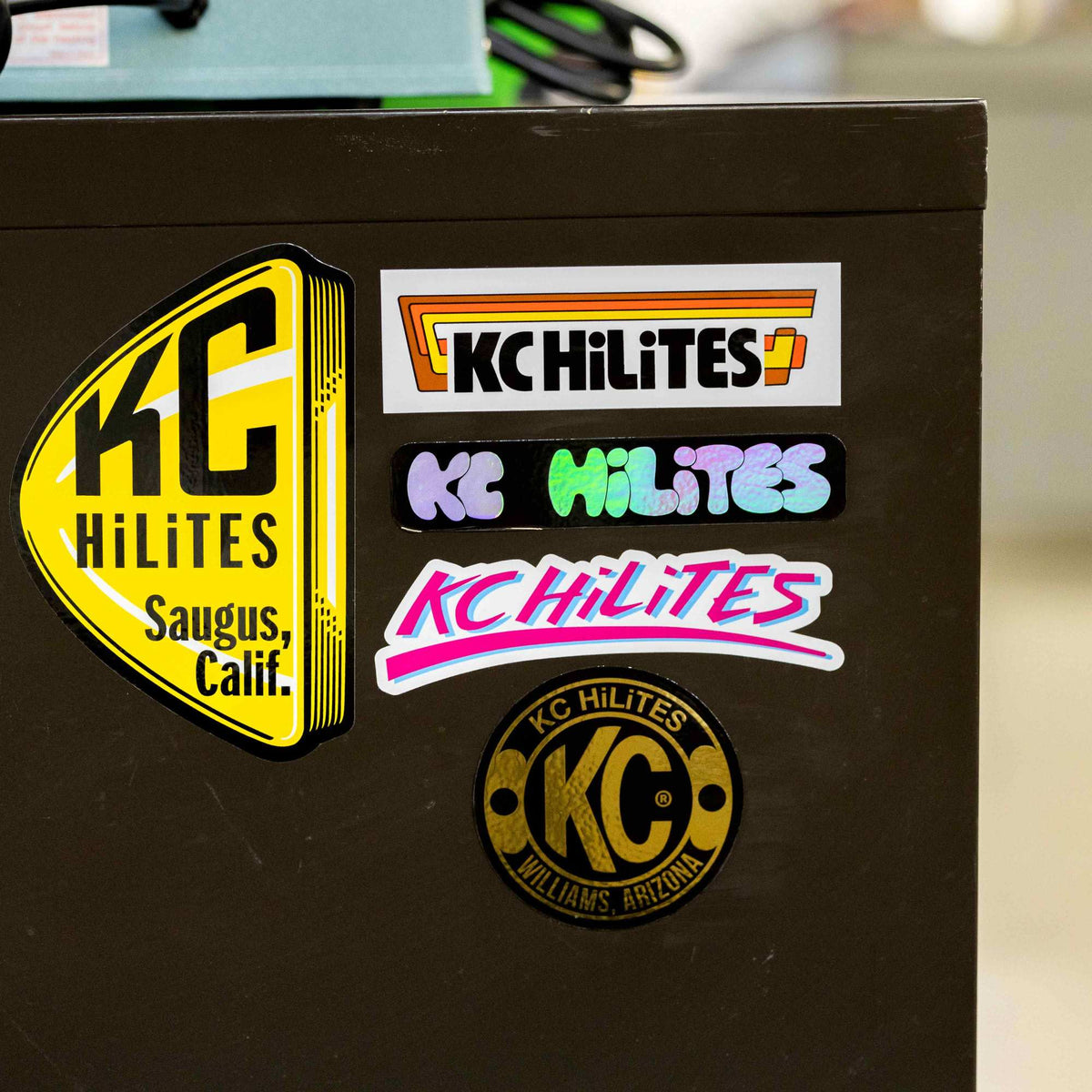 KC HiLiTES DECAL THROWBACK MULTI - 9948