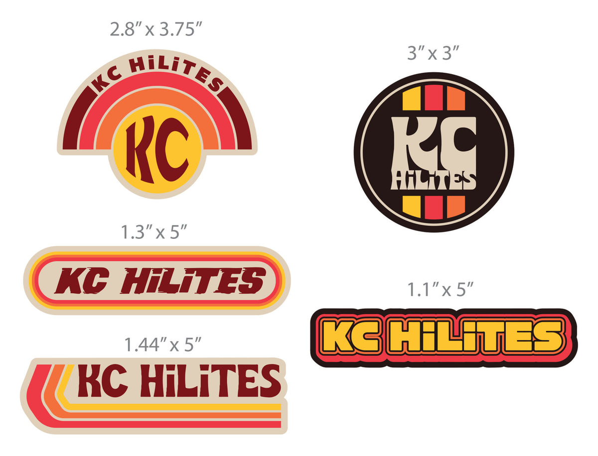 KC HiLiTES DECAL THROWBACK MULTI - 9949