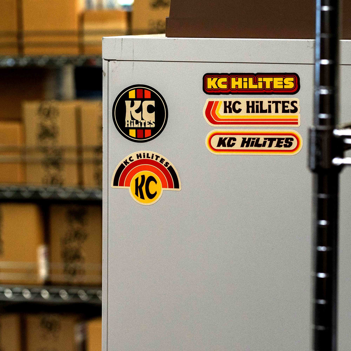 KC HiLiTES DECAL THROWBACK MULTI - 9949