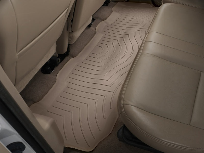 WeatherTech 99-10 Ford F250 Super Duty Crew Rear FloorLiner - Tan