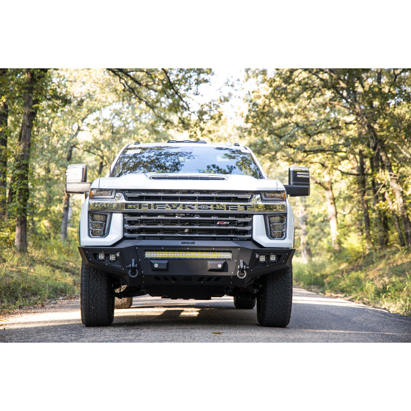 Bodyguard A2L Front Base - Sensor Cutouts Single Light Bar Cutout Bare Metal Model GAC20BYBNN