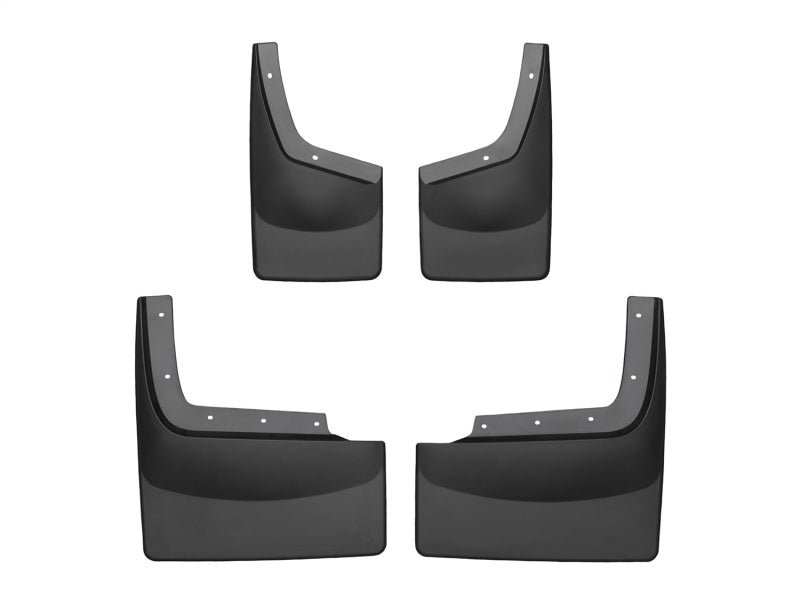 WeatherTech 11+ Ford F250/F350/F450/F550 No Drill Mudflaps - Black