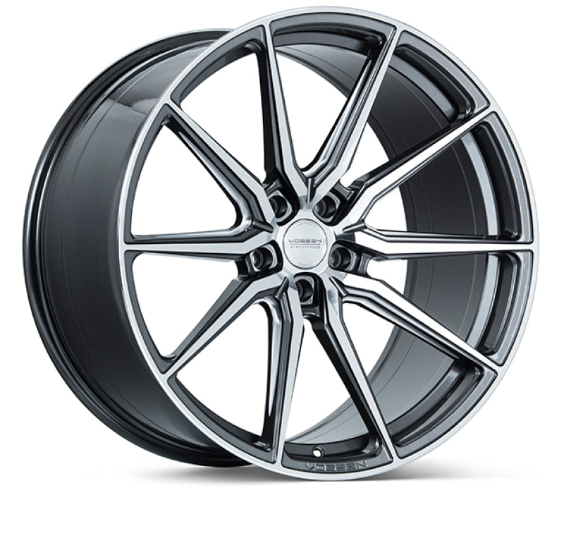 Vossen HF-3 19x9.5 / 5x114.3 / ET40 / 73.1 / Deep - Gloss Graphite Polished Wheel