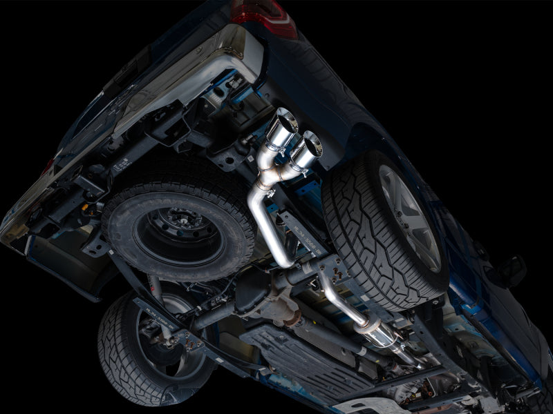 AWE Tuning 21-25 Ford F150 (14th Gen Reg Cab) Cat-Back Exhaust - 4.5in Dual Side Exit Chrome Tips