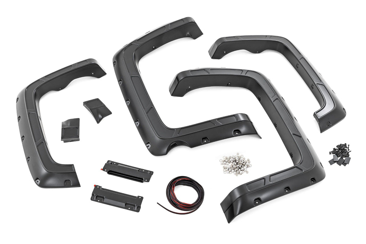 Defender Pocket Fender Flares 5.8 Foot Bed Chevy Silverado 1500 (14-18) Rough Country