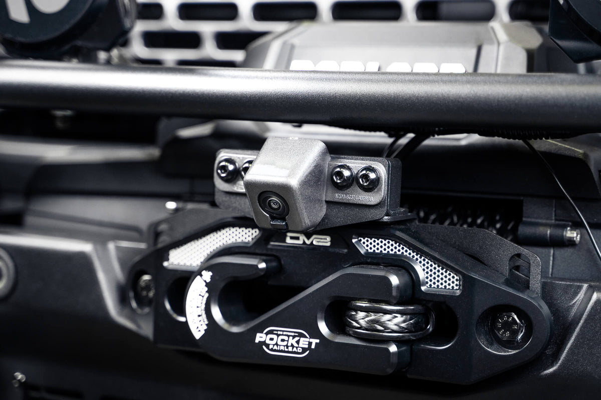 2021 2025 Ford Bronco Front Camera Relocation Bracket DV8 Offroad