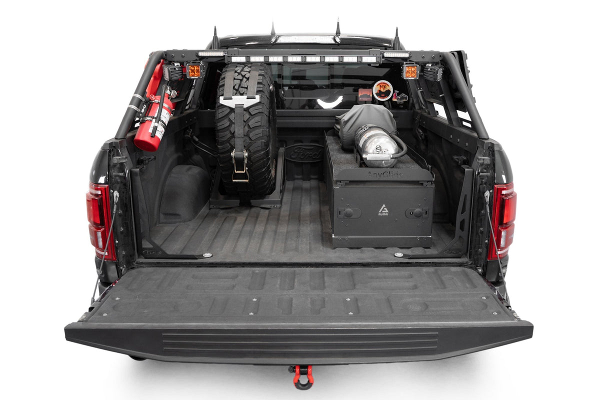 2015-2020 Ford F-150, F-150 Raptor 66 Inch Bed Bed Channel Stiffeners Addictive Desert Designs