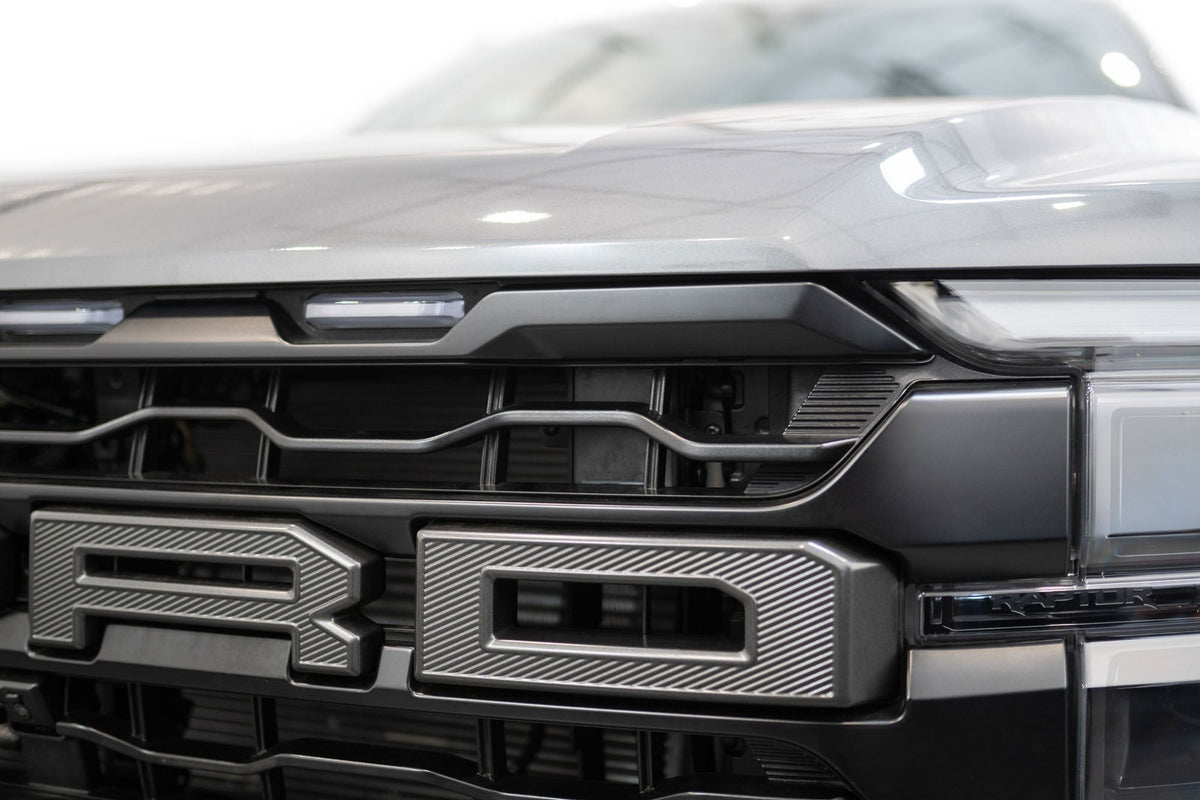 2024+ Ford F-150 Raptor Adaptive Cruise Control Relocation Bracket Mounts Behind Grille Addictive Desert Designs