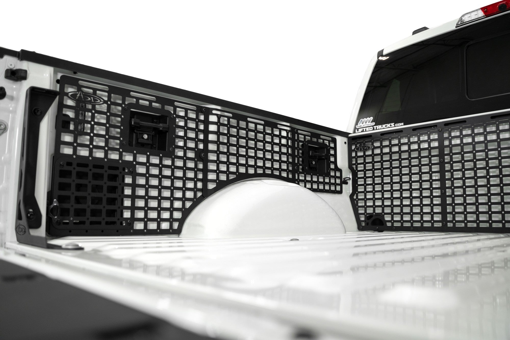 2021+ Ford F-150, F-150 Raptor 66 Inch Bed Bed Side Molle Passenger Side Center Only In Hammer Black Addictive Desert Designs