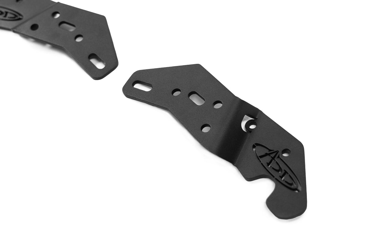 2021+ Ford Bronco, Bronco Raptor Dual Ditch Light Brackets Addictive Desert Designs