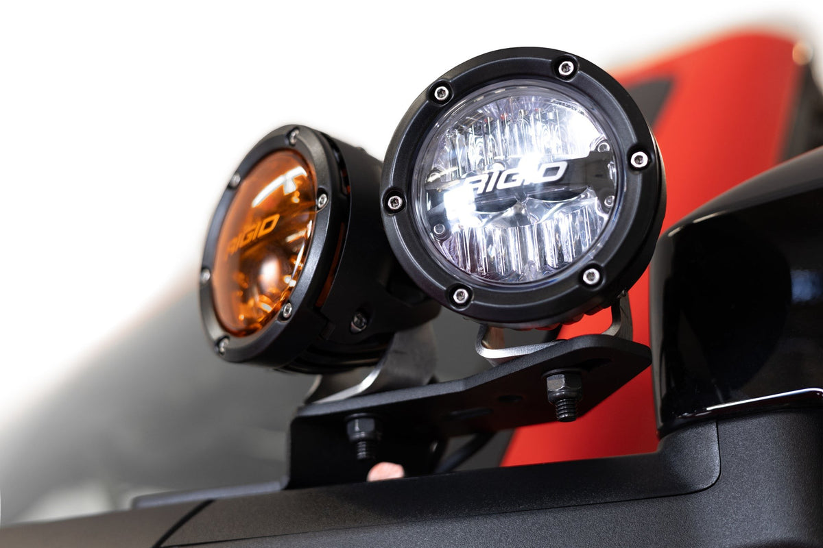 2021+ Ford Bronco, Bronco Raptor Dual Ditch Light Brackets Addictive Desert Designs