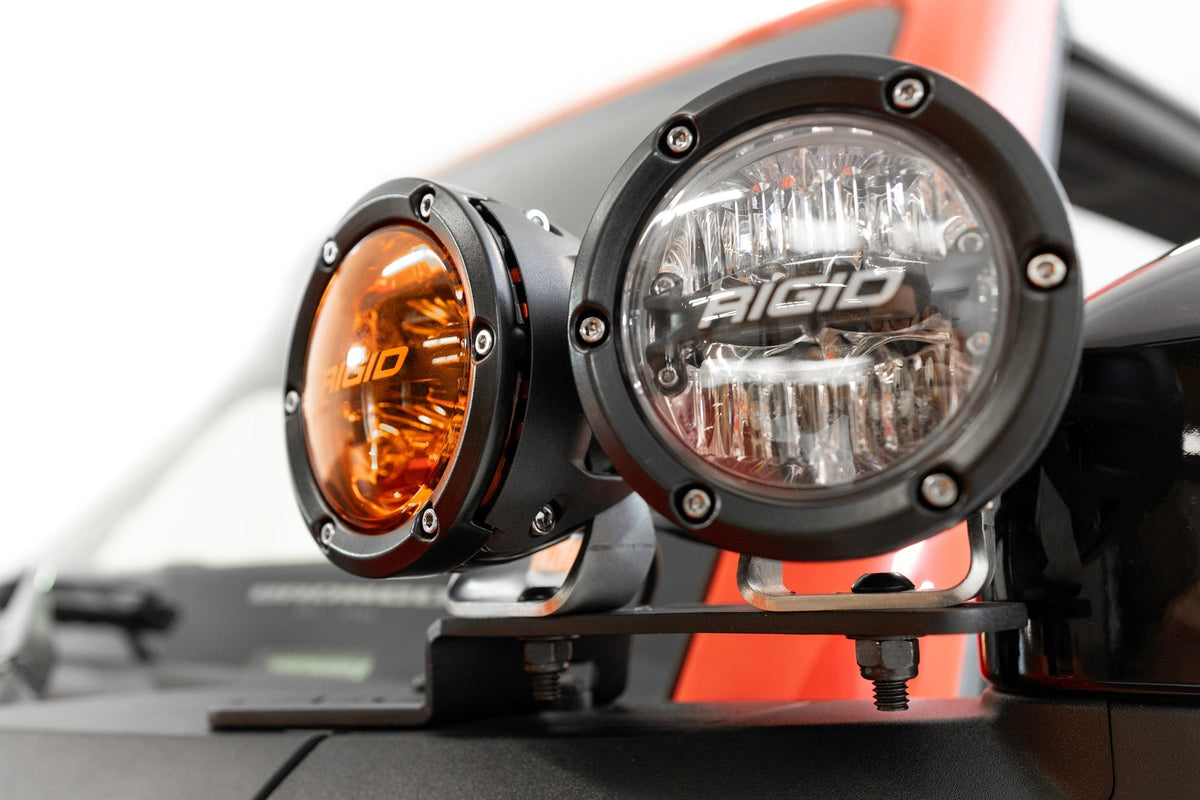 2021+ Ford Bronco, Bronco Raptor Dual Ditch Light Brackets Addictive Desert Designs